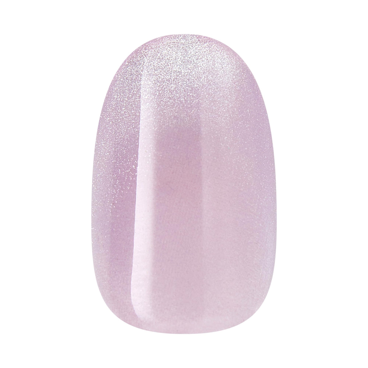 imPRESS side profile of a short oval nail illustrating natural, school-friendly shape