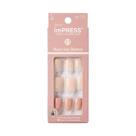 imPRESS front packaging showing shade and short squoval benefits