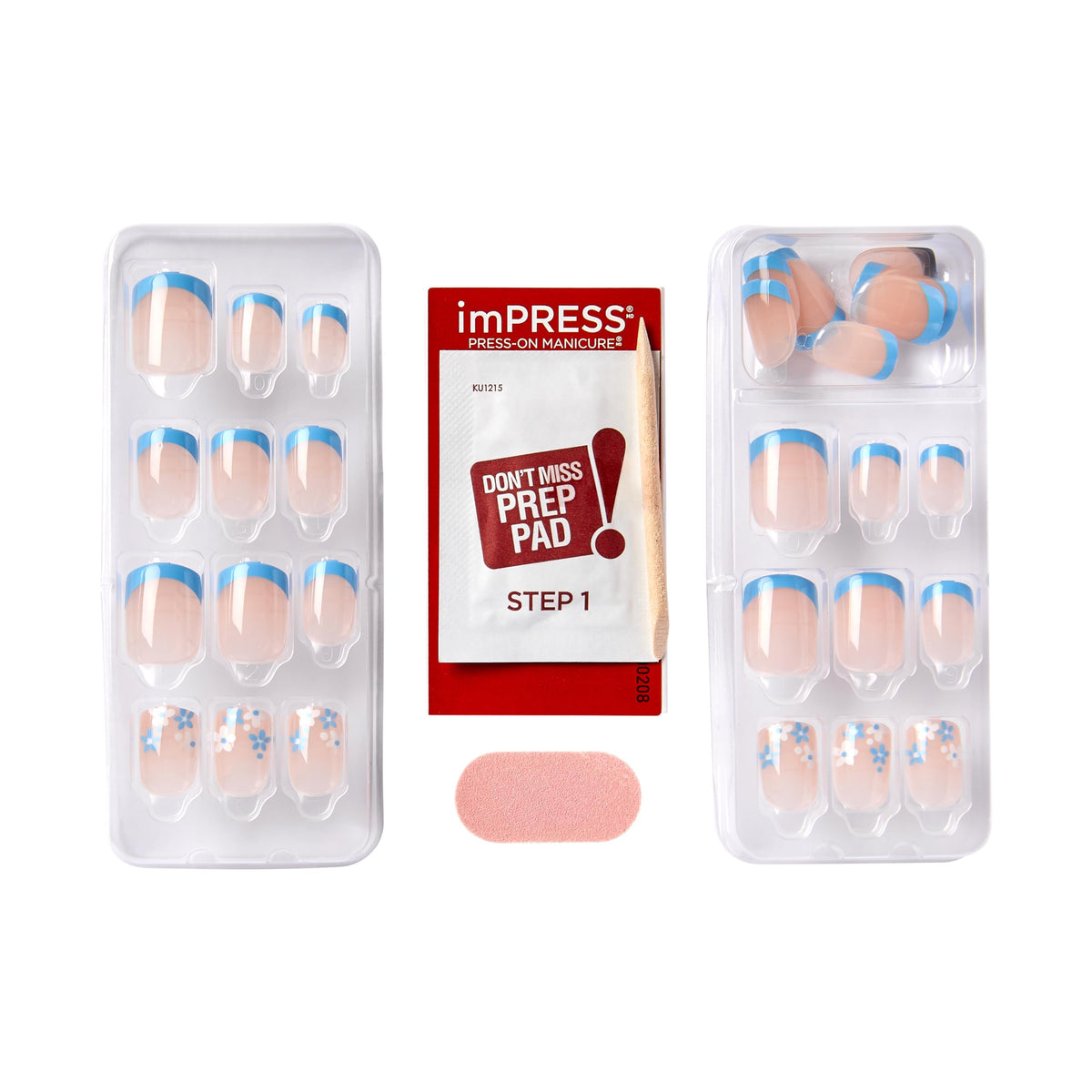 imPRESS size comparison display helping choose correct nail for better adhesion