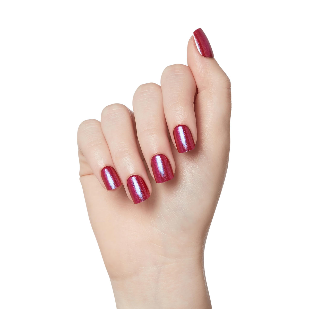 imPRESS applying a nail demonstrating easy peel and press