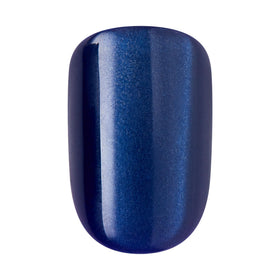 imPRESS nails applied on hand showing wearable purple manicure and instant polish