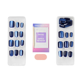 imPRESS kit tools with prep pad, mini file, stick and instruction sheet visible