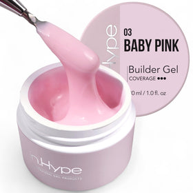 IN.HYPE jar front view showing Baby Pink #3 label and product clarity benefit