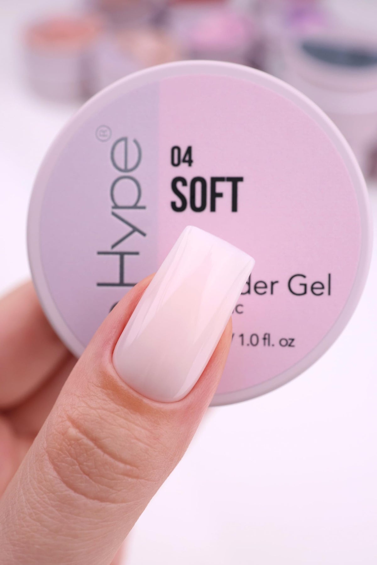 IN.HYPE gel texture close-up illustrating medium viscosity for sculpting