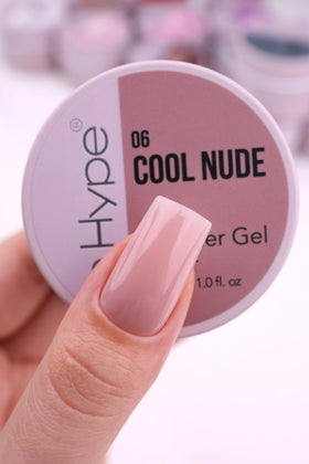 IN.HYPE application on tip during sculpting showing controlled buildability benefit