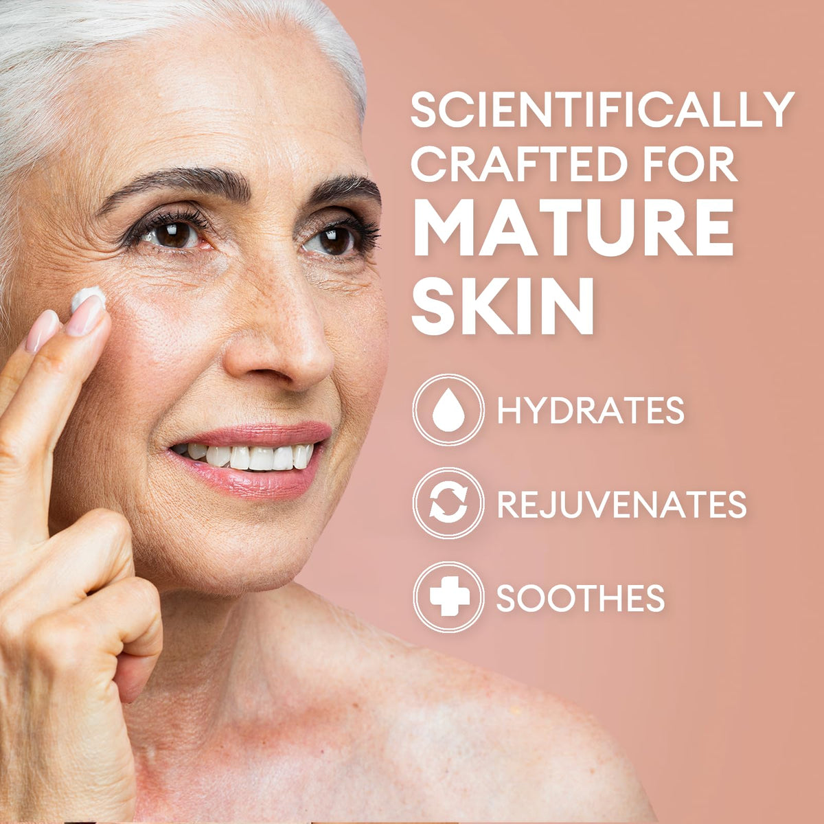 Inblair dropper dispensing clear serum highlighting silky texture