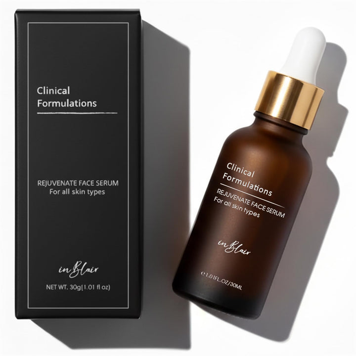 Inblair front packaging showing 1 fl. oz bottle and benefits