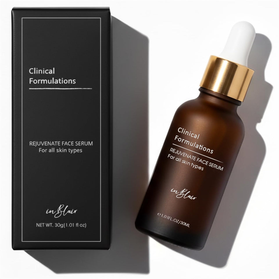Inblair front packaging showing 1 fl. oz bottle and benefits