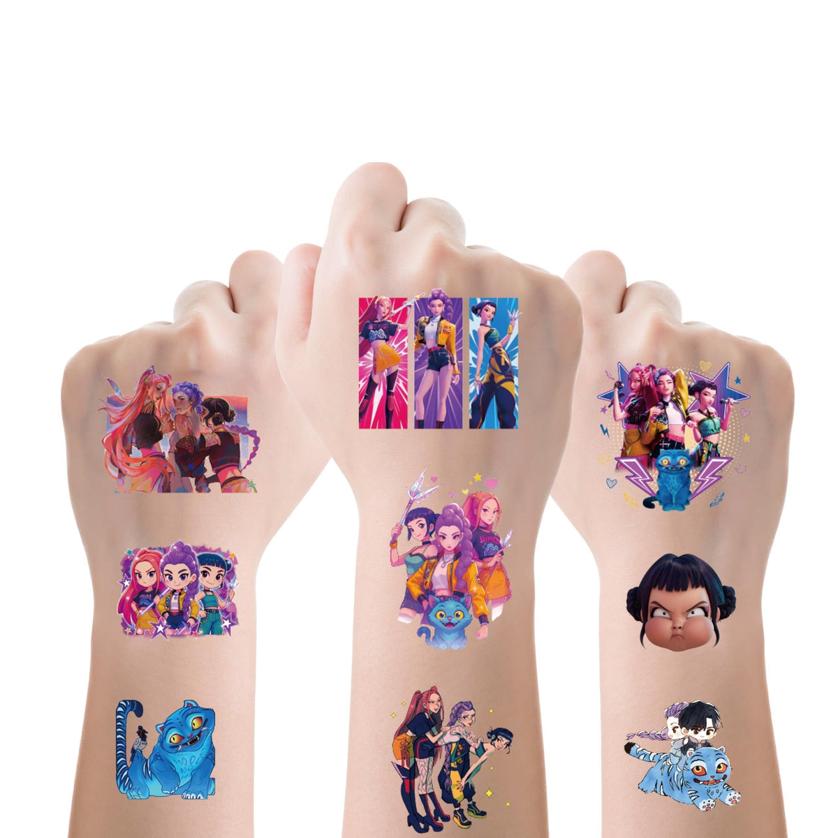 INBVE front packaging showing 100-piece tattoo set, great for party favors