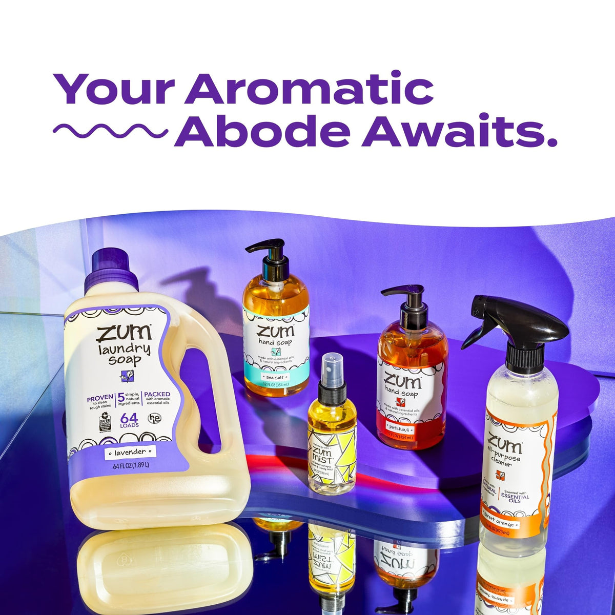 Indigo Wild Zum almond used for hand washing, demonstrating gentle cleanse and rich foam