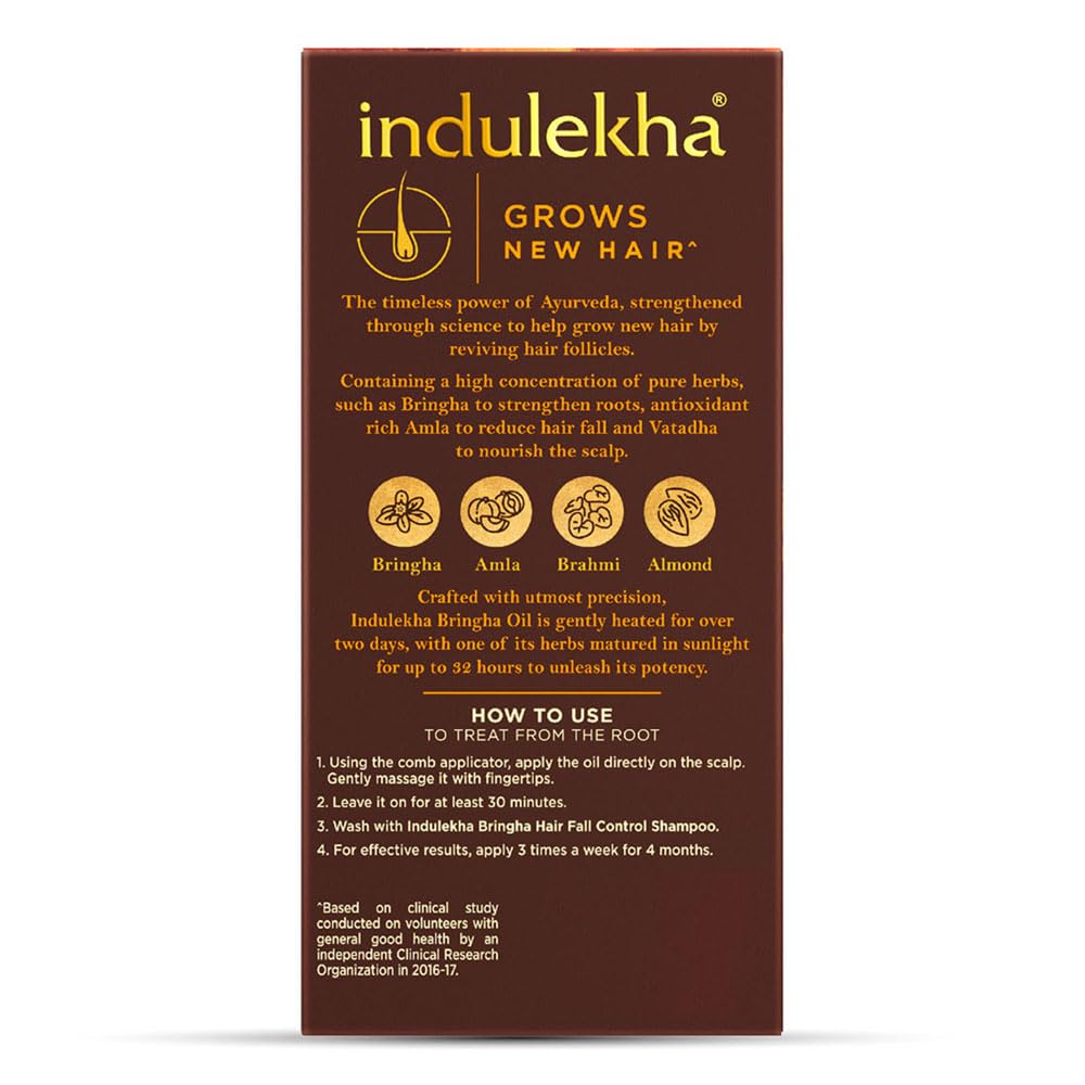 Indulekha Bringha selfie bottle in hand illustrating portable convenience