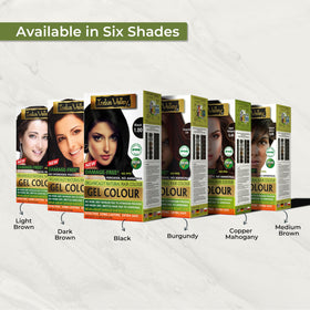 Indus Valley lifestyle model with finished dark brown hair in natural light