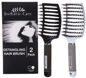 Ineffable Care brush staged on bathroom counter for daily grooming convenience