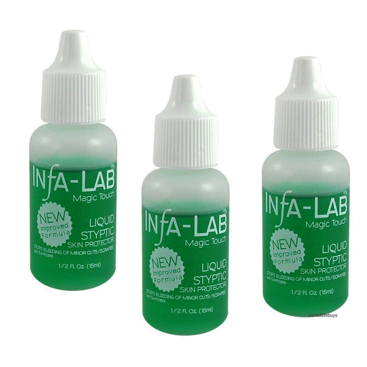 Infalab front bottle close-up showing eyedropper for precise application and quick control