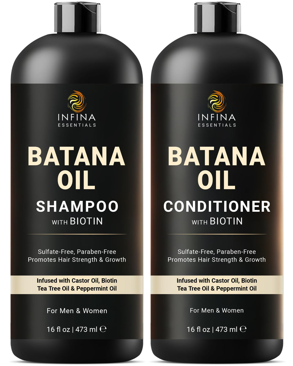 INFINA ESSENTIALS front packaging showing both 16 fl oz bottles and benefits
