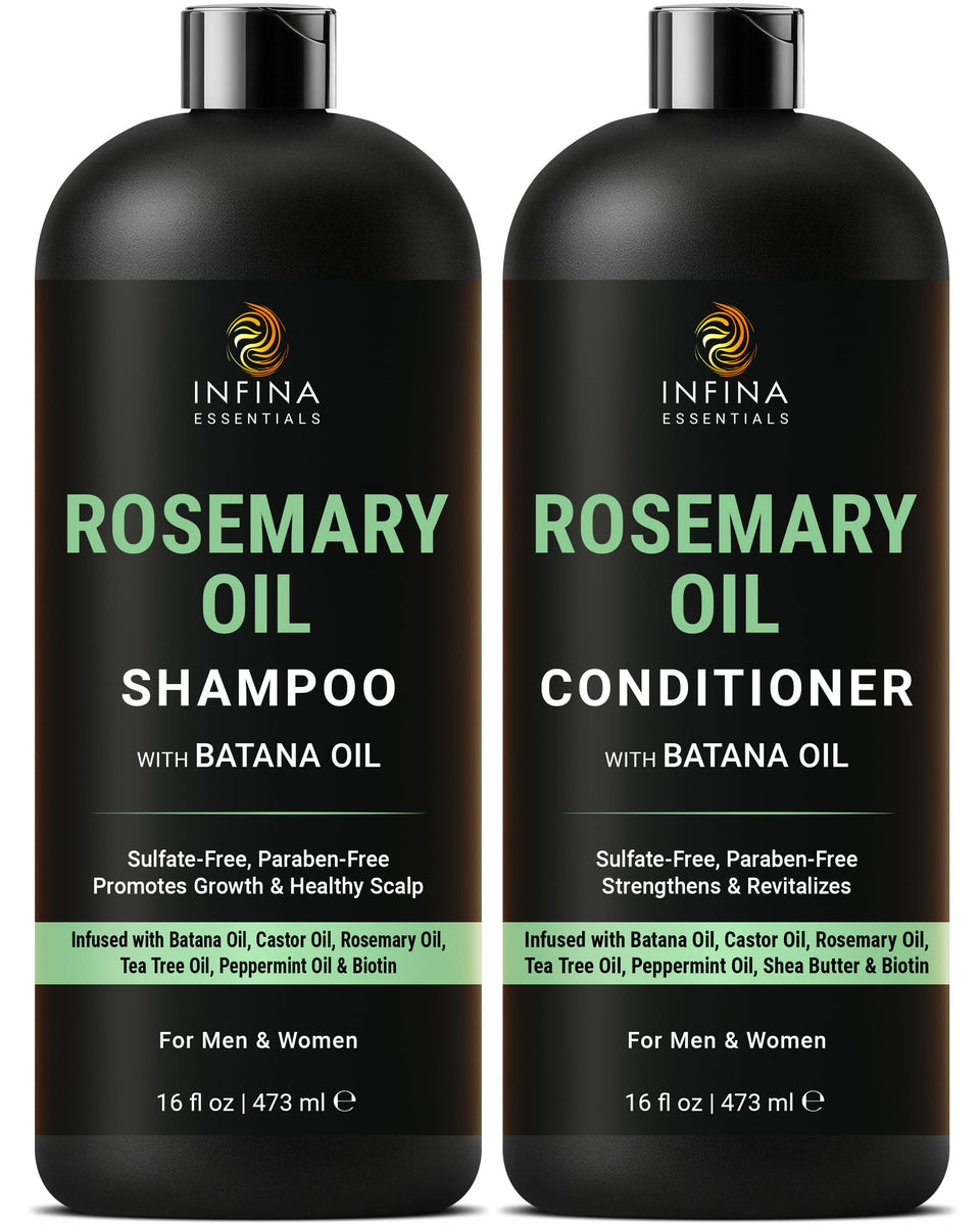 INFINA ESSENTIALS front packaging showing both 16 fl oz bottles and benefits