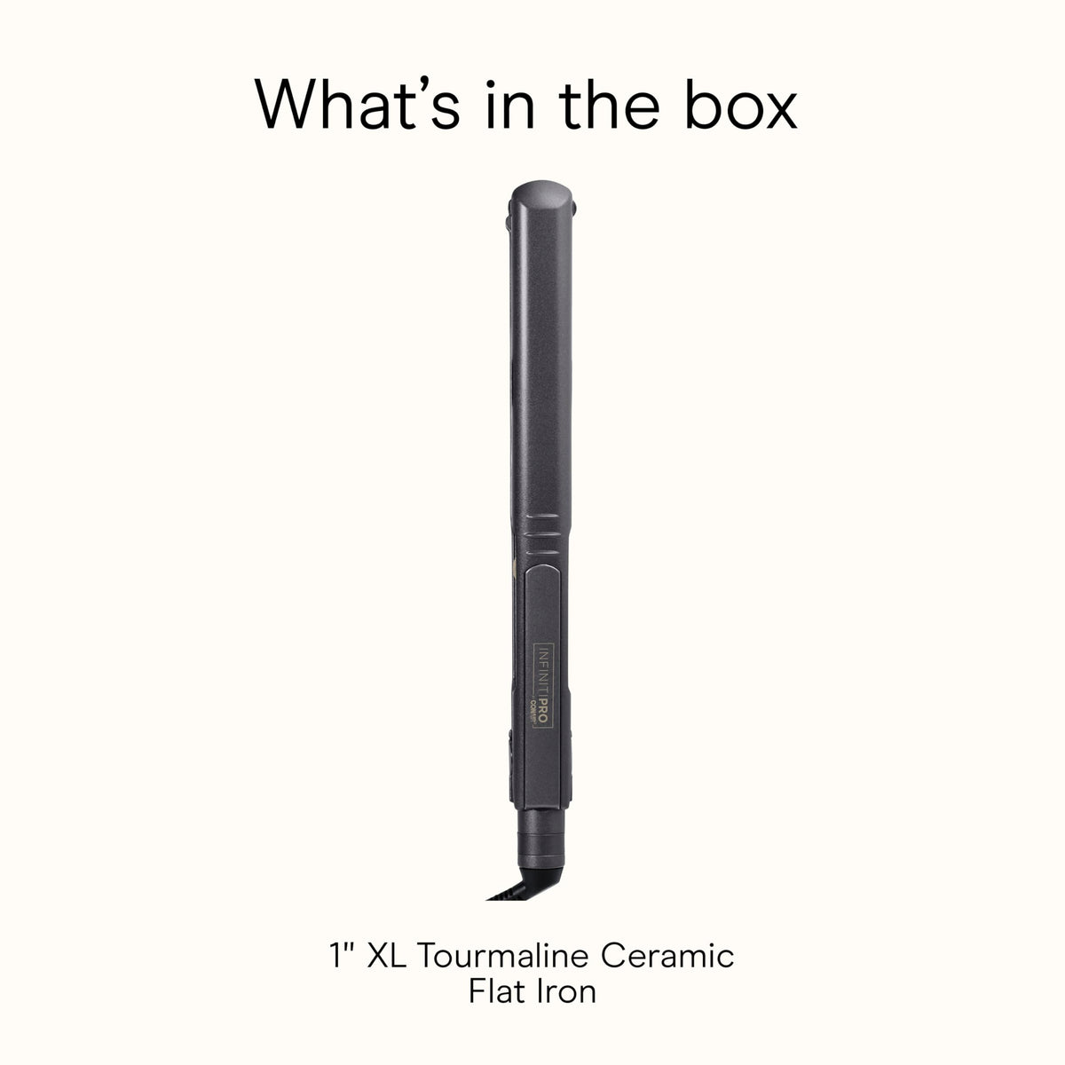 INFINITIPRO BY CONAIR metallic gray finish detail highlighting modern aesthetic