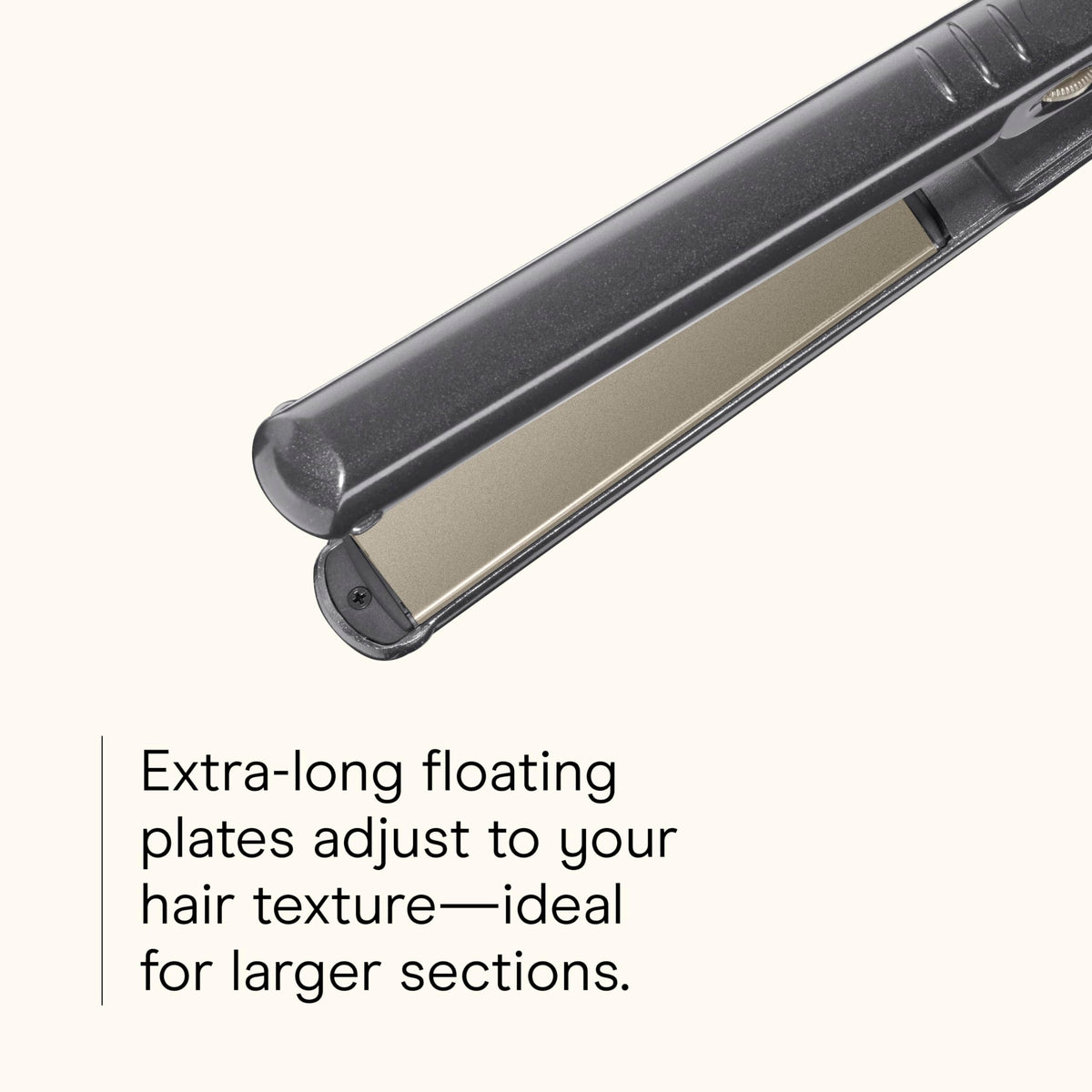INFINITIPRO BY CONAIR heat control display showing adjustable settings for custom styling