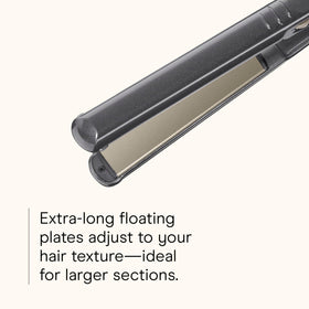 INFINITIPRO BY CONAIR heat control display showing adjustable settings for custom styling