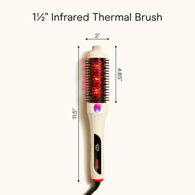 INFINITIPRO BY CONAIR back label close-up with specifications to verify temperature and features