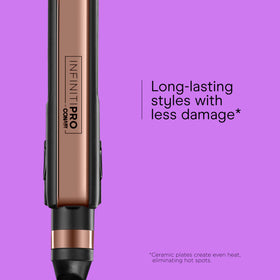 INFINITIPRO by CONAIR temperature controls with 30 settings providing precise heat management