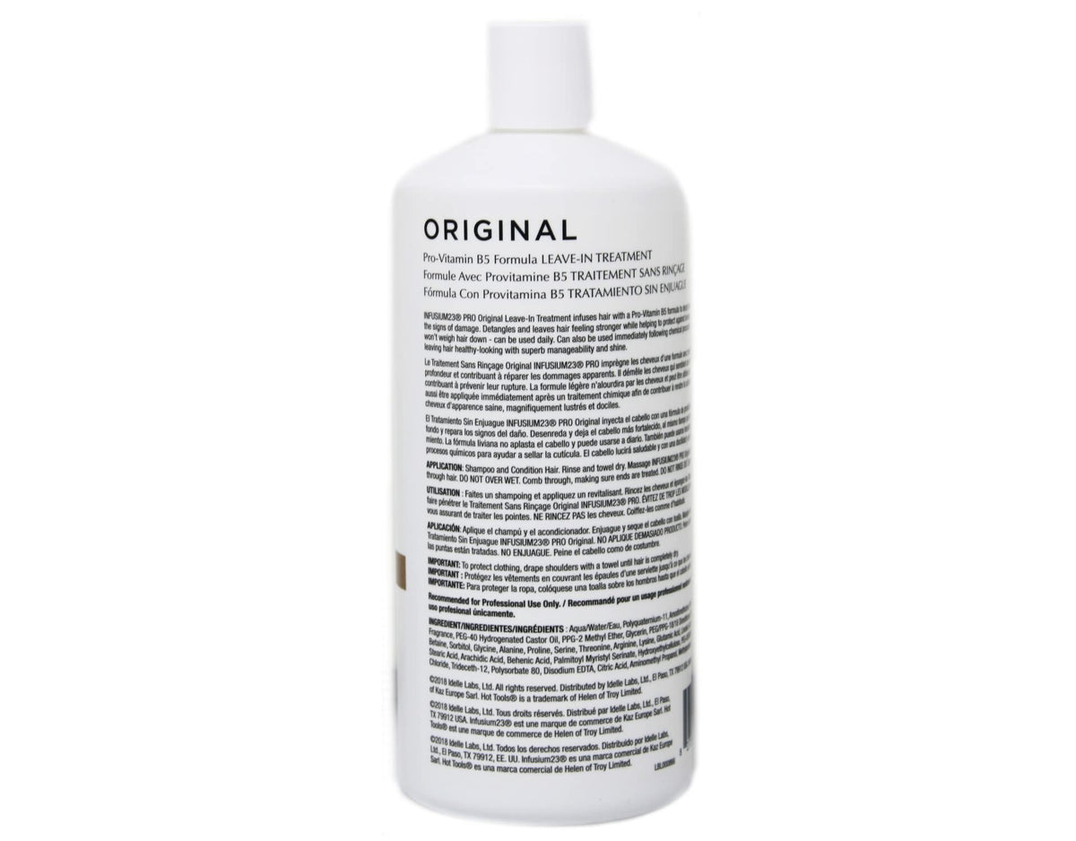 INFUSIUM 23 after use on model hair showing smooth shiny improved manageability