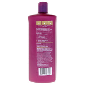 Infusium close-up of lather with argan oil and keratin highlighting smoothness