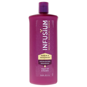 Infusium front bottle 33.8 oz showing label and benefits for hydration