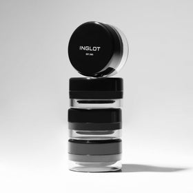 Inglot AMC gel eyeliner packaging and ingredients label highlighting hypoallergenic benefit