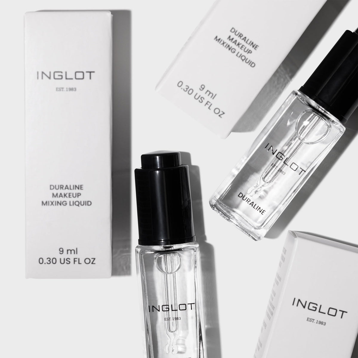 Inglot Duraline used with eyeliner brush creating a sharp waterproof line for long wear