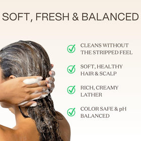 Ingreendients tea tree oil dropper highlighting clarifying benefit