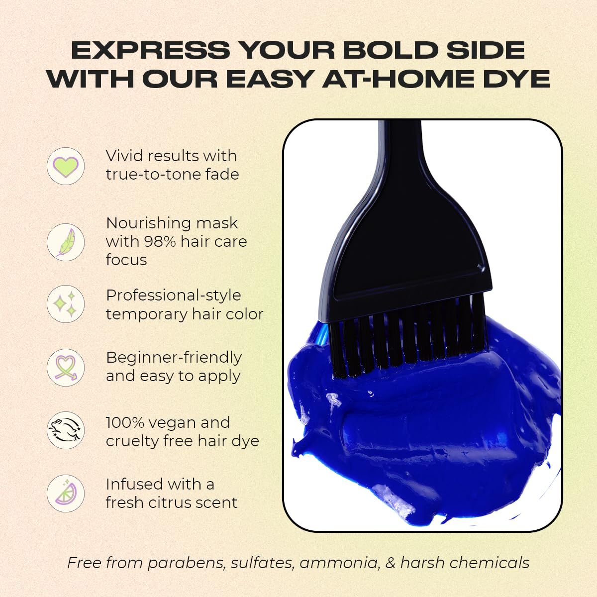 INH before and after split view showing blue transformation and shine