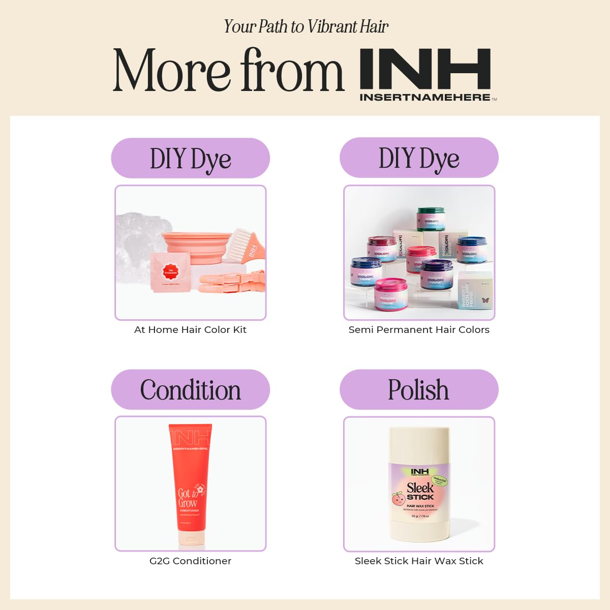 INH ruby red jar held in hand for size comparison and travel-friendly benefit