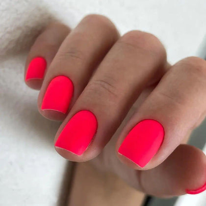 IN.HYPE bottle front view showing neon pink shade and clear label for instant color recognition