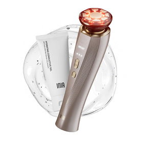 INIA Flare front view showing controls and red light, for easy daily treatments