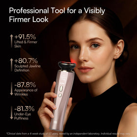 INIA Flare next to a hand to show size, portability and travel convenience