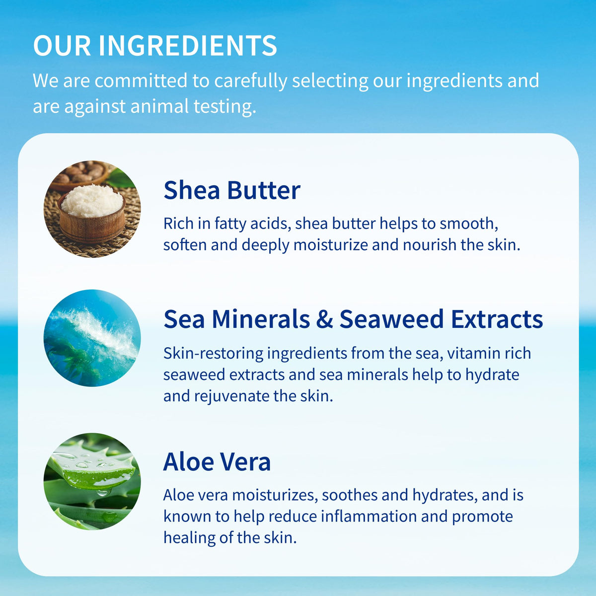 Lifestyle bathroom scene by the sea evoking Inis fresh coastal fragrance