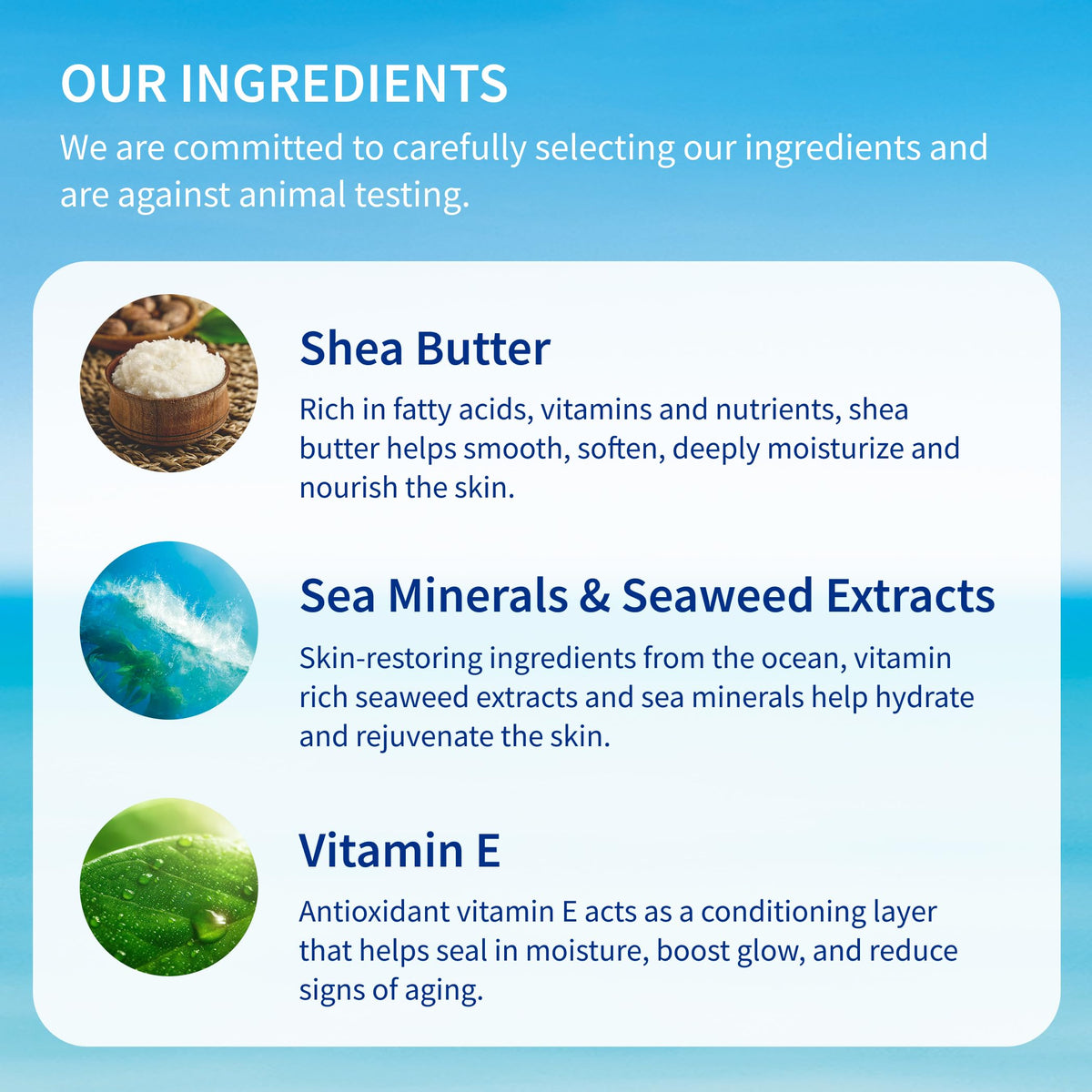 Inis lotion absorbed into skin showing non-greasy finish and softness