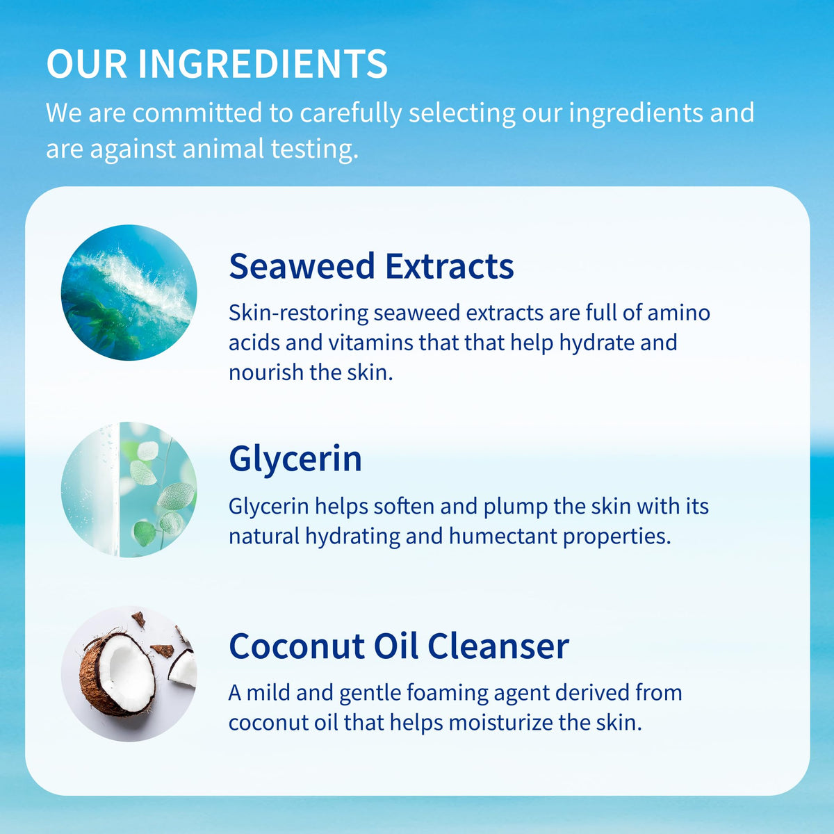 Inis in shower use with sponge demonstrating easy cleansing benefit