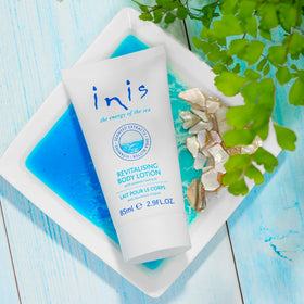 Inis the Energy of the Sea creamy lotion texture close-up showing fast absorption benefit