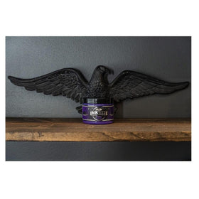 INK-EEZE jar in travel tattoo care bag for convenient protection on the go