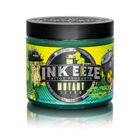 INK-EEZE Mutant Serum front label showing limited-edition artwork and benefits