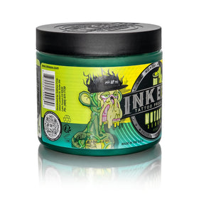 INK-EEZE Mutant Serum applied by artist during tattoo session for lubrication