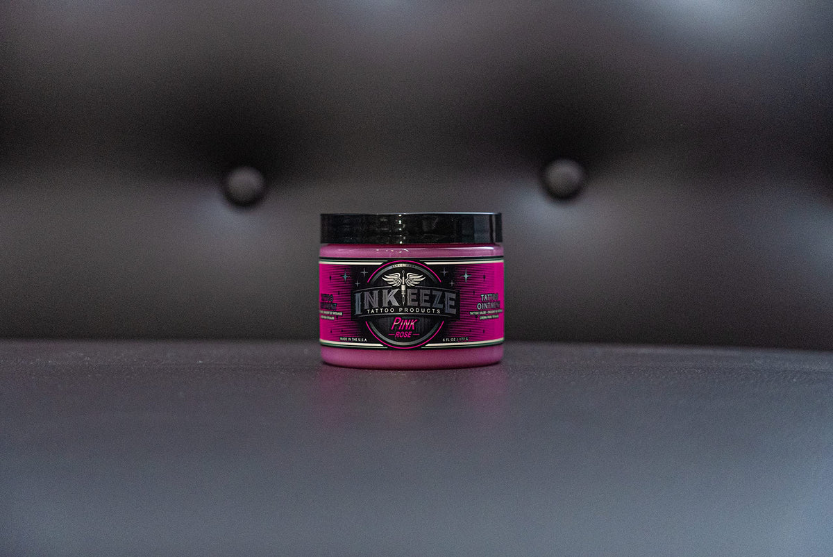 INK-EEZE in a casual lifestyle scene with bubble-gum color hinting at scent appeal