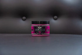 INK-EEZE in a casual lifestyle scene with bubble-gum color hinting at scent appeal