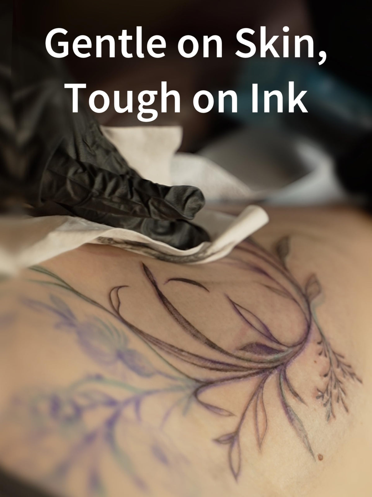 Ink Permanent tub next to coin showing compact size and portability benefit