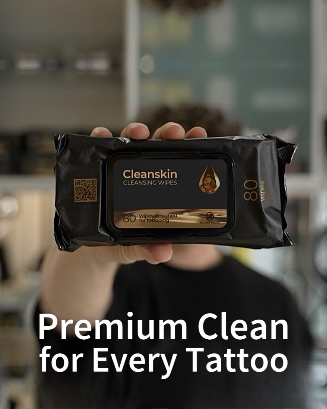 Ink Permanent wipe in artist hand removing excess ink for faster workflow