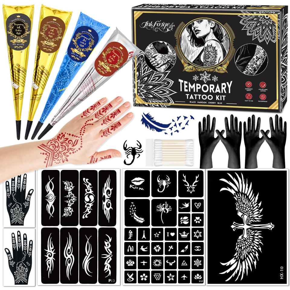 InkForge front packaging showing kit contents and benefits
