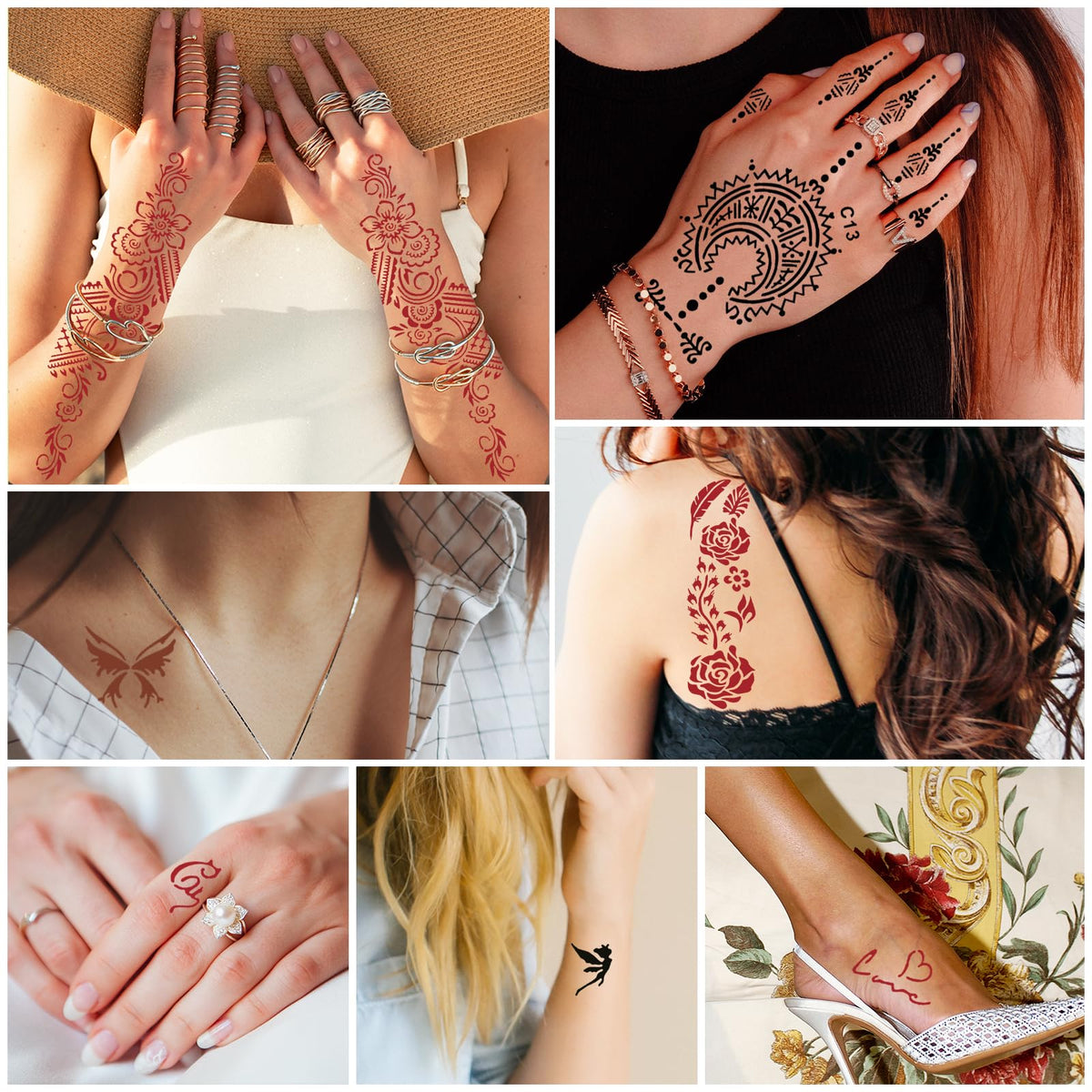 InkForge artist applying stencil tattoo showing easy at-home use