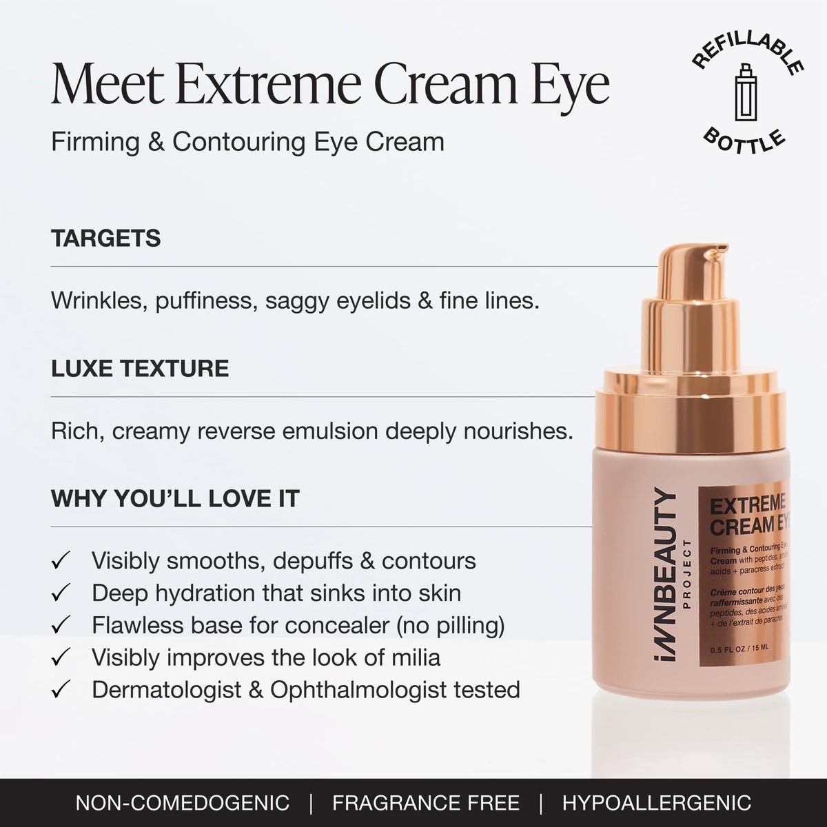 Innbeauty Project airless pump detail preserving formula freshness benefit: long-lasting efficacy
